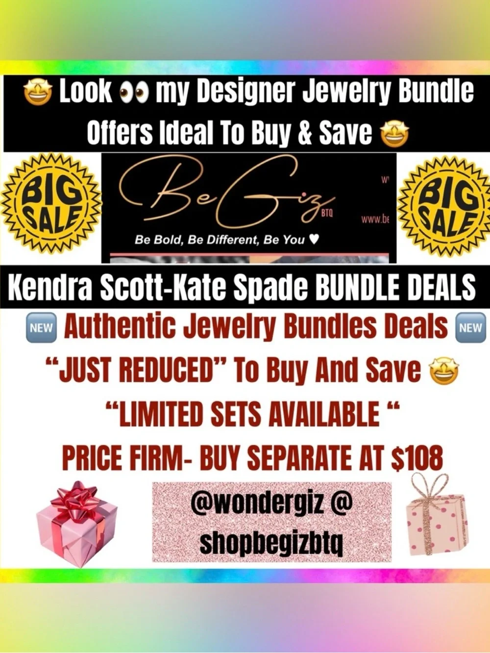 Authentic Jewelry Bundles Deals NEW JUST REDUCED To Buy And Save “LIMITED SETS